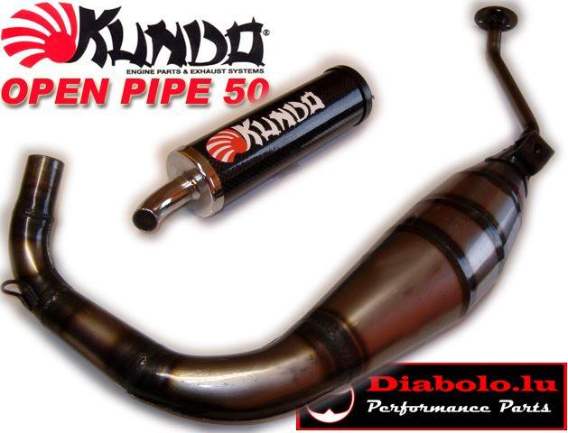échappement KUndo KRD Open Pipe