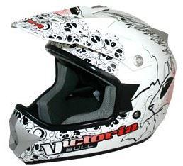 casque victoria bull blanc
