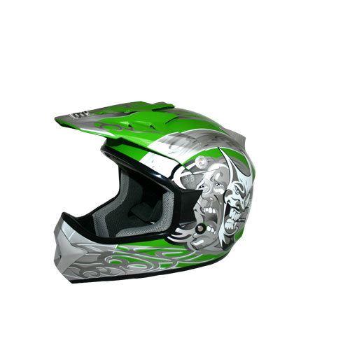 casque Victoria Bull Joker Face vert