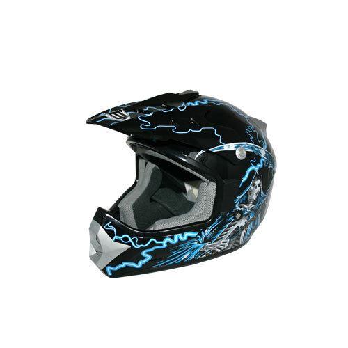 casque victoria bull squeleton noir