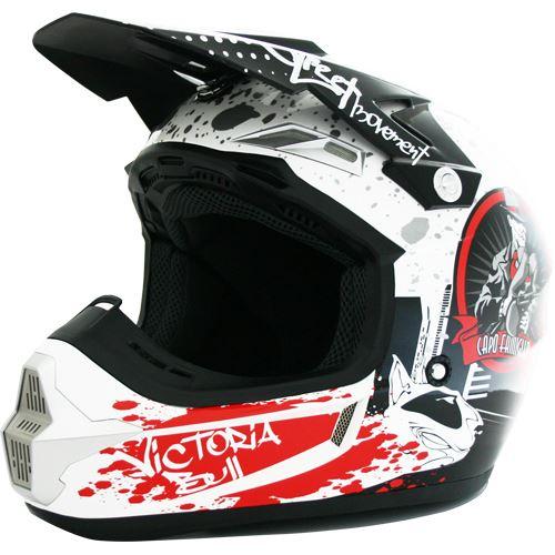 casque cross Victoria Bull Gang