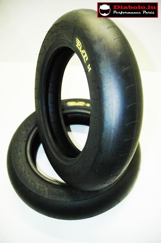 SET PNEUS PMT SLICK 12"