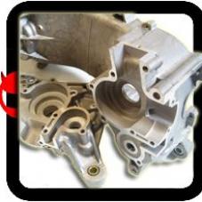Carter et moteur pour scooter et mécaboite