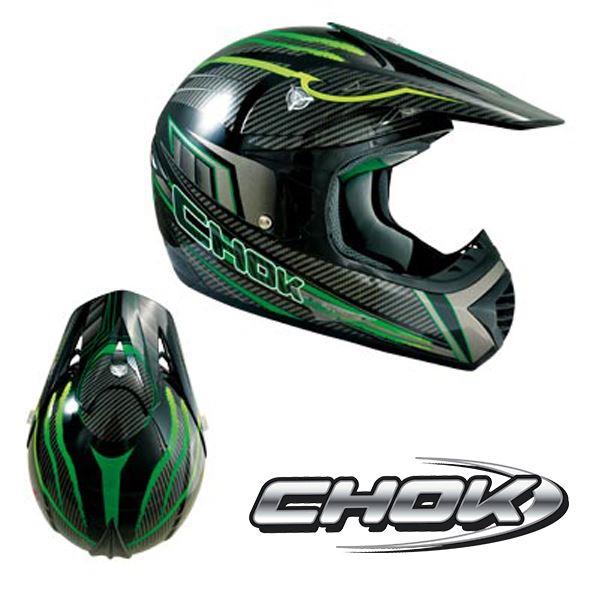 Casque Cross CHOK GREEN ENERGY 14